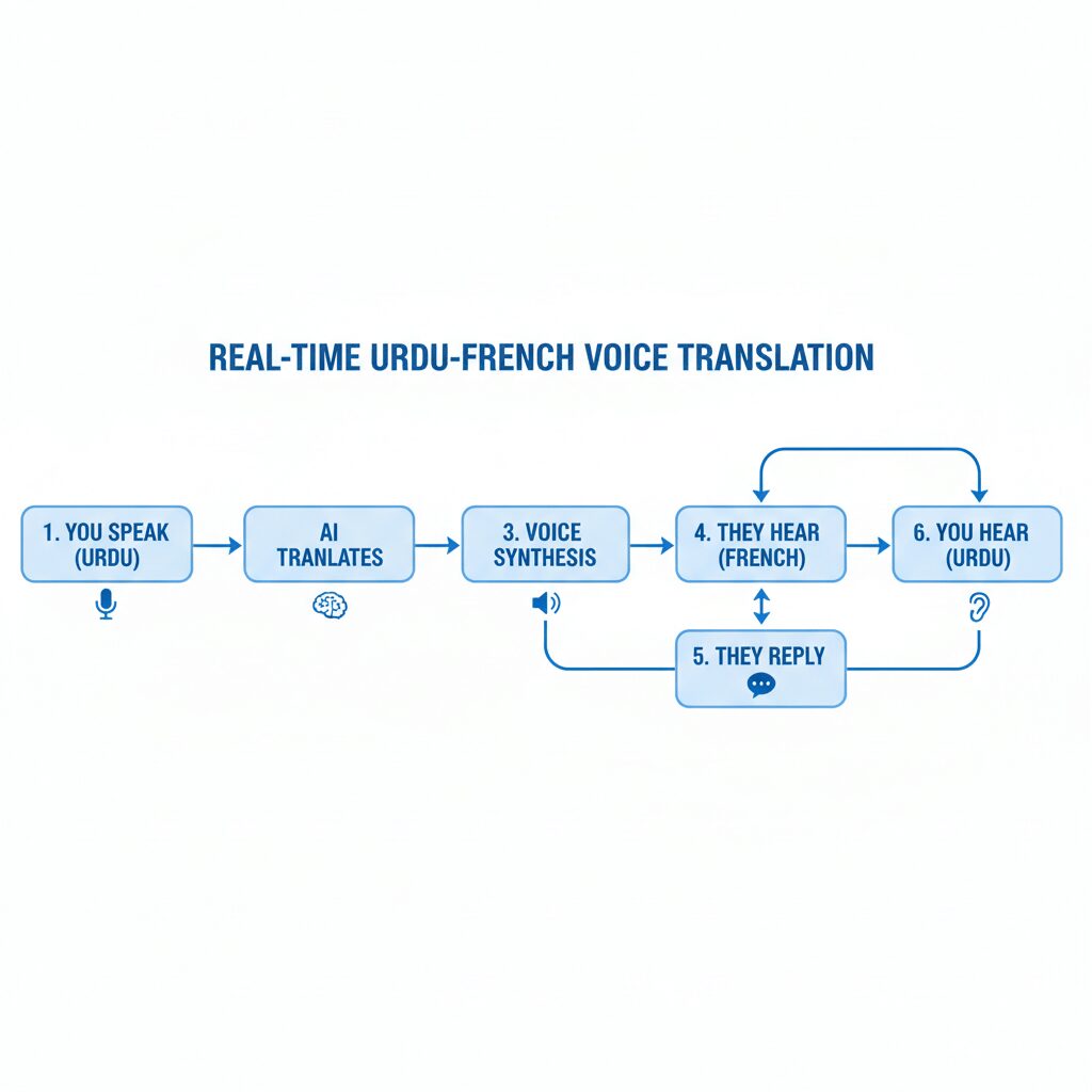A clear, labeled flowchart diagram illustrating the 5-step process described above