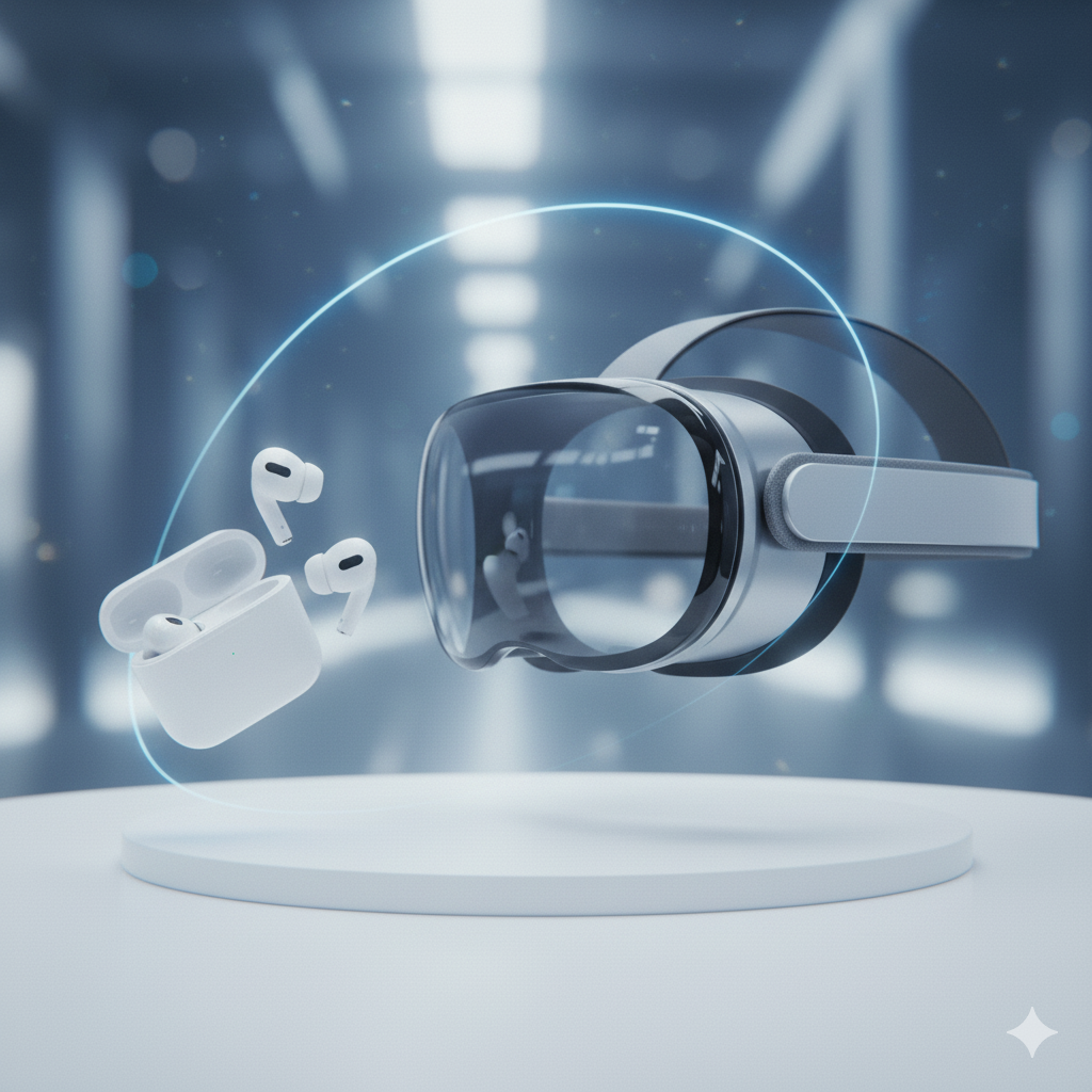 Apple Vision Pro spatial audio speakers