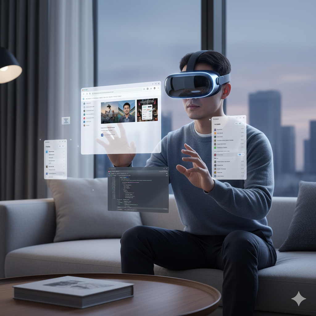 Apple Vision Pro virtual workspace productivity
