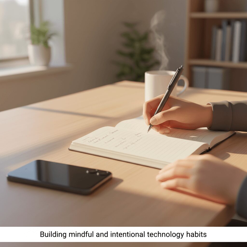 Building mindful and intentional technology habits.&rdquo;