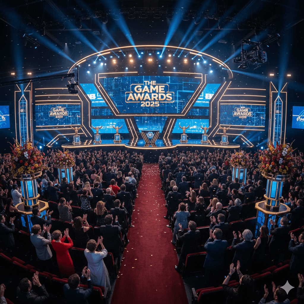 The Game Awards 2025 Gala at Peacock Theater with crowd applause